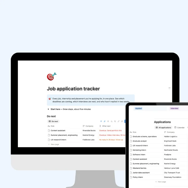 Job application tracker
